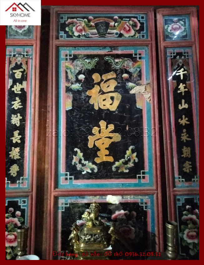 Đại tự phòng thờ chữ Phước Đường